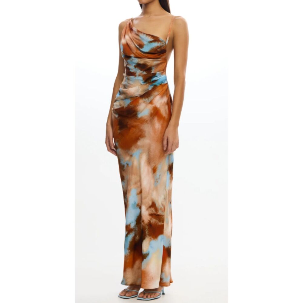 Significant Other Rhode Maxi Dress Cowl Neck Open Back Slip NWT 10